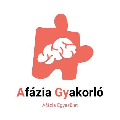 Afázia Gyakorló logopédiai fejlesztő applikáció logója, fejlesztette az Afázia Egyesület