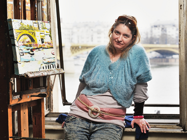 Gábriel Ajna festőnő - küzdelem a stroke-kal és az afáziával Hulej Emese írása